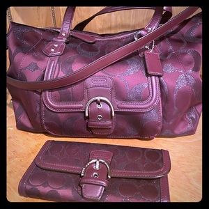 Purse and matching wallet